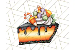 Ghost Café PNG Clipart, Cute Ghost Baristas Halloween Treats Product Image 4