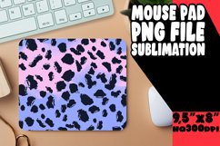 Bold Leopard Gradient Print Mouse Pad PNG Product Image 1