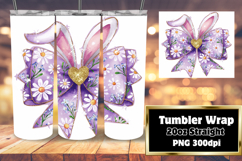 Handcrafted 20oz Tumbler Design , Easter Bunny Product Image 1