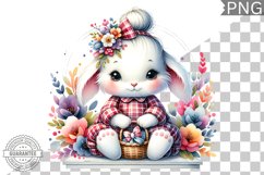 Floral Nursery Animal Sublimation Clipart Bundle Product Image 4