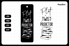 True Crime Bookmark Saying SVG | Plot Twist Predictor Product Image 3
