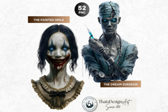 Nightmare Characters Horror &amp; Gothic Halloween Illustrations Product Image 10