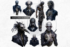 Nightmare Characters Horror &amp; Gothic Halloween Illustrations Product Image 6