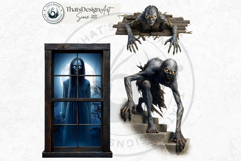 Nightmare Characters Horror &amp; Gothic Halloween Illustrations Product Image 7