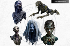 Nightmare Characters Horror &amp; Gothic Halloween Illustrations Product Image 8