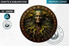 Viking Mythology Giant Clipart. Norse Jotun, celtic clipart Product Image 1