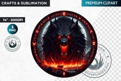Viking Mythology Giant Clipart. Norse Jotun, celtic clipart Product Image 1