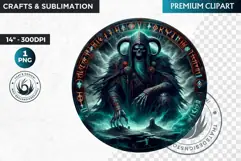 Viking Mythology Giant Clipart. Norse Jotun, celtic clipart Product Image 1