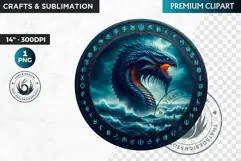 Viking Mythology Giant Clipart. Norse Jotun, celtic clipart Product Image 1