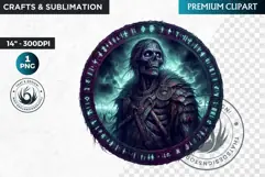 Viking Mythology Giant Clipart. Norse Jotun, celtic clipart Product Image 1