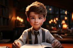 3D Character Boy psychologist with relevant environment Product Image 1