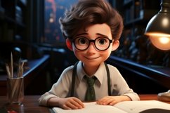 3D Character Boy psychologist with relevant environment Product Image 1