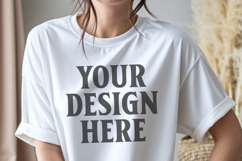 Comfort Colors 1717 White T-Shirt mockup , CC 1717 Product Image 1