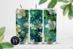Acrylic floral pattern | Abstract floral pattern Product Image 2