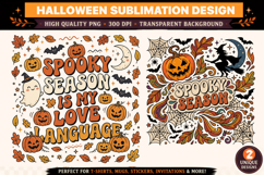 Spooky Sublimation Design,Spooky png,Halloween Sublimation Product Image 1