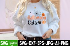Halloween Cutie SVG Cut File,Halloween Cutie Sublimation PNG Product Image 2