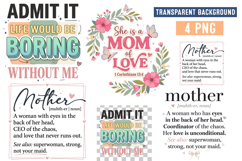 Funny Mother's Day Png,Mother's Day Sublimation Designs Product Image 1