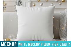White Pillow Mockup,Mockup,Christmas Pillow Mockup Product Image 1