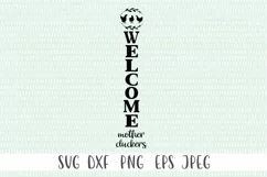 Welcome Mother Cluckers Farmhouse Sign SVG Product Image 2