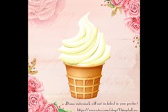 100 Ice Cream Clip Arts, Birthday Party, Kid Scrapbook Product Image 4