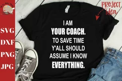 funny coach gift, coach sign, coach decal, funny coach shirt Product Image 1
