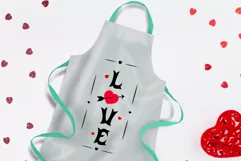 Valintines day. Love svg. Heart. Porch sign. Product Image 2
