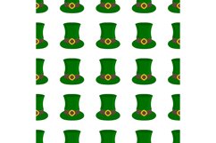 Irish holiday St Patrick day, seamless headdress hats Product Image 14