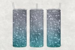 Grey Tints Hearts Sparkle Tumbler Sublimation Product Image 1