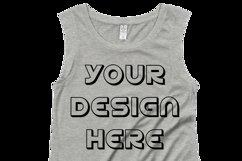 Alternative 4013 Ladies&#039; Cap Sleeve Flat T-Shirt Mockups - 6 Product Image 6