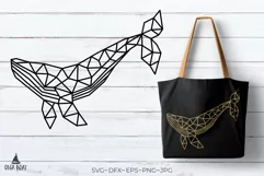Whale svg Sea life geometric animals sea animals Product Image 1