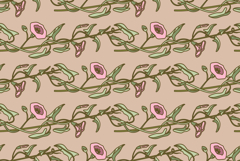 Botanical floral seamless pattern vector illustration Product Image 1