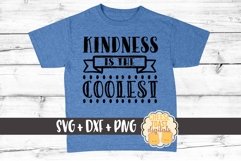 Kindness Is The Coolest - Toddler SVG PNG DXF Cut Files Product Image 1