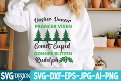 Dasher Dancer Prancer Vixen Comet Cupid Donner Blitizen Rudo Product Image 1