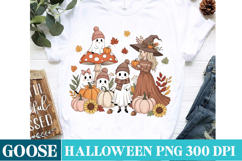 Halloween Goose t-Shirt Design,Halloween Autumn Clipart png Product Image 3