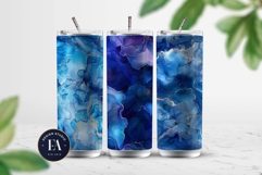 Marble Alcohol Ink Seamless Emerald Texture Digital Paper Product Image 2