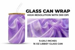 Purple Silk Glass Can Wrap Product Image 1