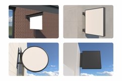 Wall Mount Rectangular Signage SET V-03 Product Image 2