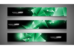 banner collection. abstract background with luminous Product Image 1