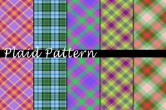 Plaid Pattern Digital Paper Bundle Product Image 1