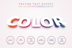 Rainbow Color - Editable Text Effect, Font Style Product Image 1