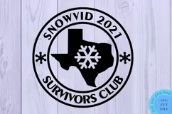 I Survived Snovid '21 Svg Snowvid '21 Survivor Svg Texas Svg Product Image 2