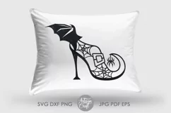 Witches shoes | Halloween SVG | spider web Product Image 4