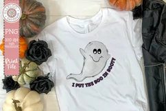I Put The Boo In Booty | Funny Halloween Sublimation Product Image 2