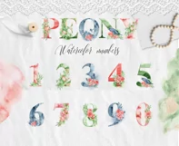 Alphabet Watercolor Clipart - Free Design of The Week Product Image 3