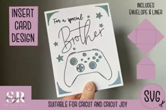 Brother Gamer card| Paper cutting | Gamer card SVG Product Image 1