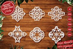 Papercut Arabic Ornaments, Arabesque Tiles, Arab Decorations Product Image 1