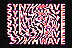 Psychedelic Synthwave Graphic Design for Music Lovers Product Image 1