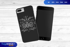 Monogram Moth and Dagger SVG Product Image 2