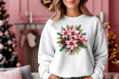 Christmas bouquets with poinsettias Product Image 7