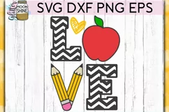 School Love SVG DXF PNG EPS Cutting Files Product Image 2